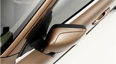 2011 Volvo XC60 Rearview mirror, door, foldable with ground lighting