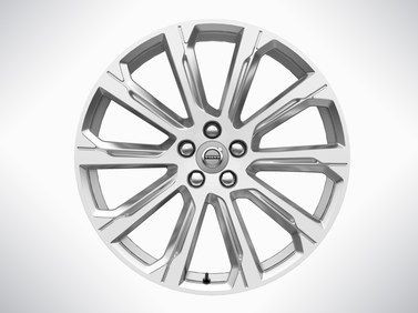 2018 Volvo V90 20 inch 10-Spoke Silver Diamond Cut Alloy Wheel