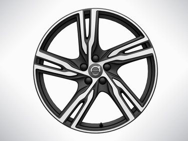 2018 Volvo V90 20 inch 5-Double Spoke Matt Black Diamond Cut Alloy Wheel