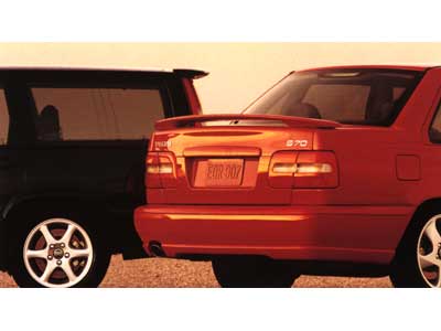 2000 Volvo S70 Rear Deck Spoiler without Brake Light 9442519