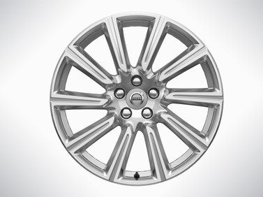 2017 Volvo S90 19 inch 10-Spoke Silver Diamond Cut Alloy Wheel 31408898