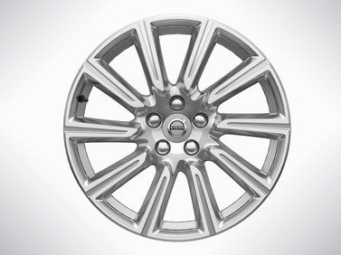 2017 Volvo S90 18 inch 10-Spoke Silver Diamond Cut Alloy Wheel 31408907