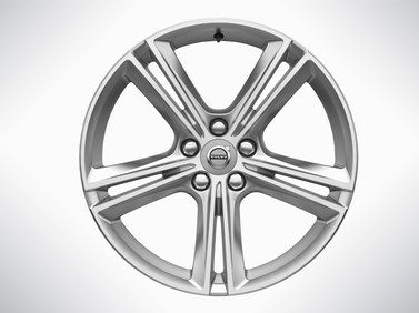 2017 Volvo V90 18 inch 5-Double Spoke Silver Alloy Wheel 31408896