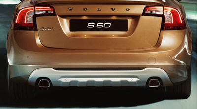 2012 Volvo S60 Skid plate, rear bumper